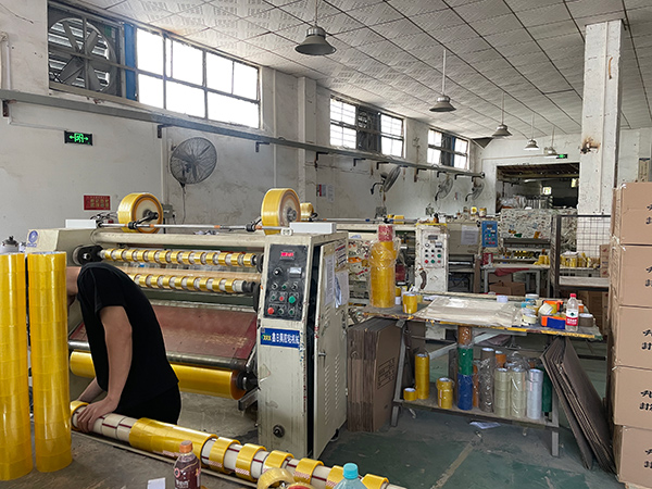 透明胶带车间实拍